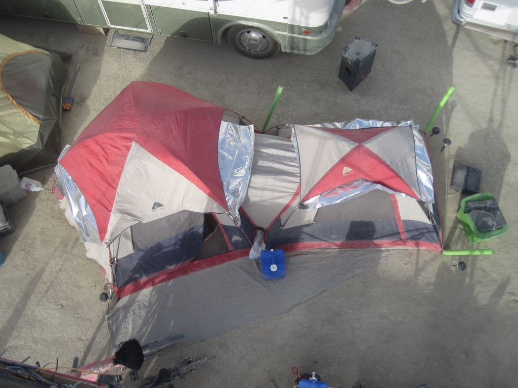 twin dome tent